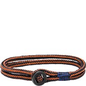Pig & Hen - Nautische Armbänder - Navy-Maple Orange | Black Don Dino